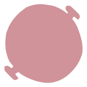 Hand drawn illustration of a pan with two handles
