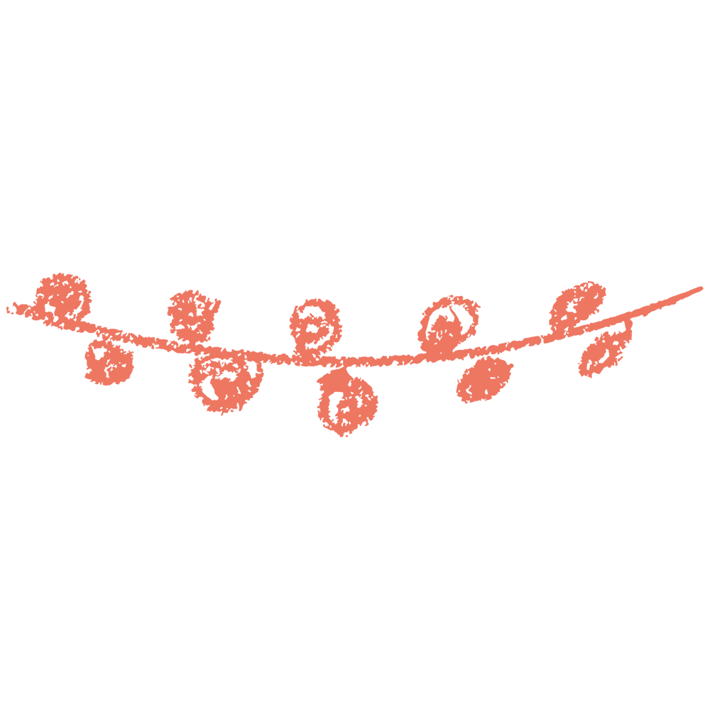 Illustration of peppercorns in hand drawn style
