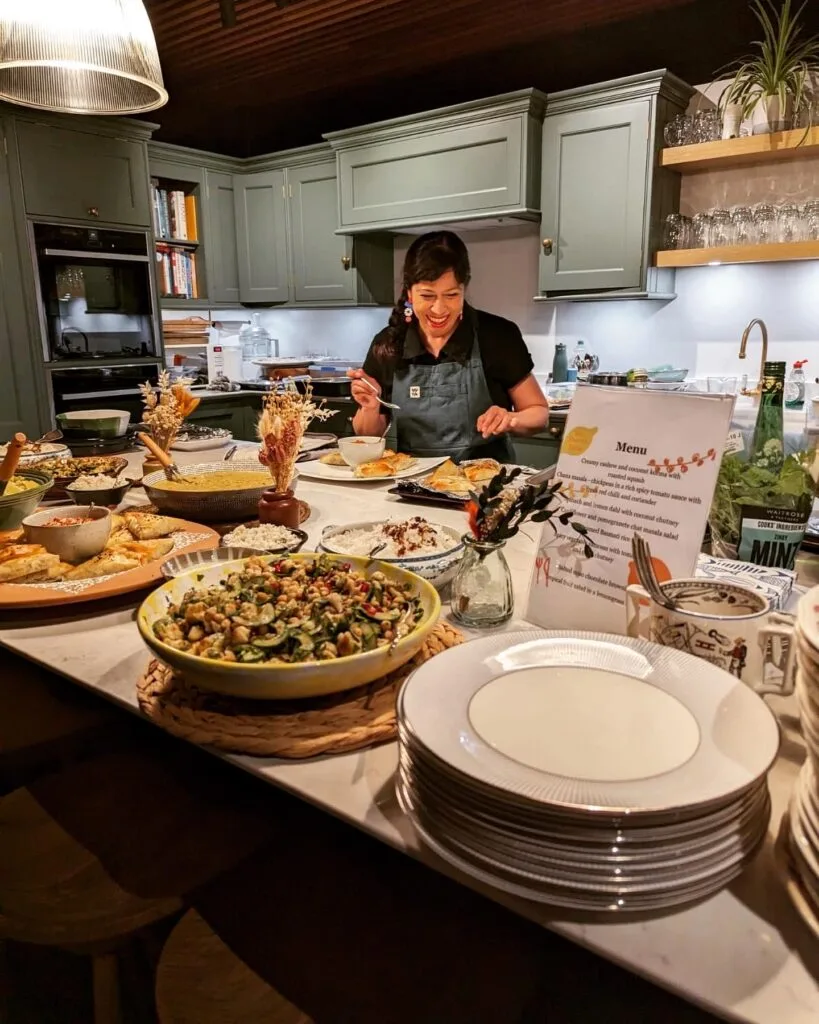 Kate from The Shared Table catering a birthday party